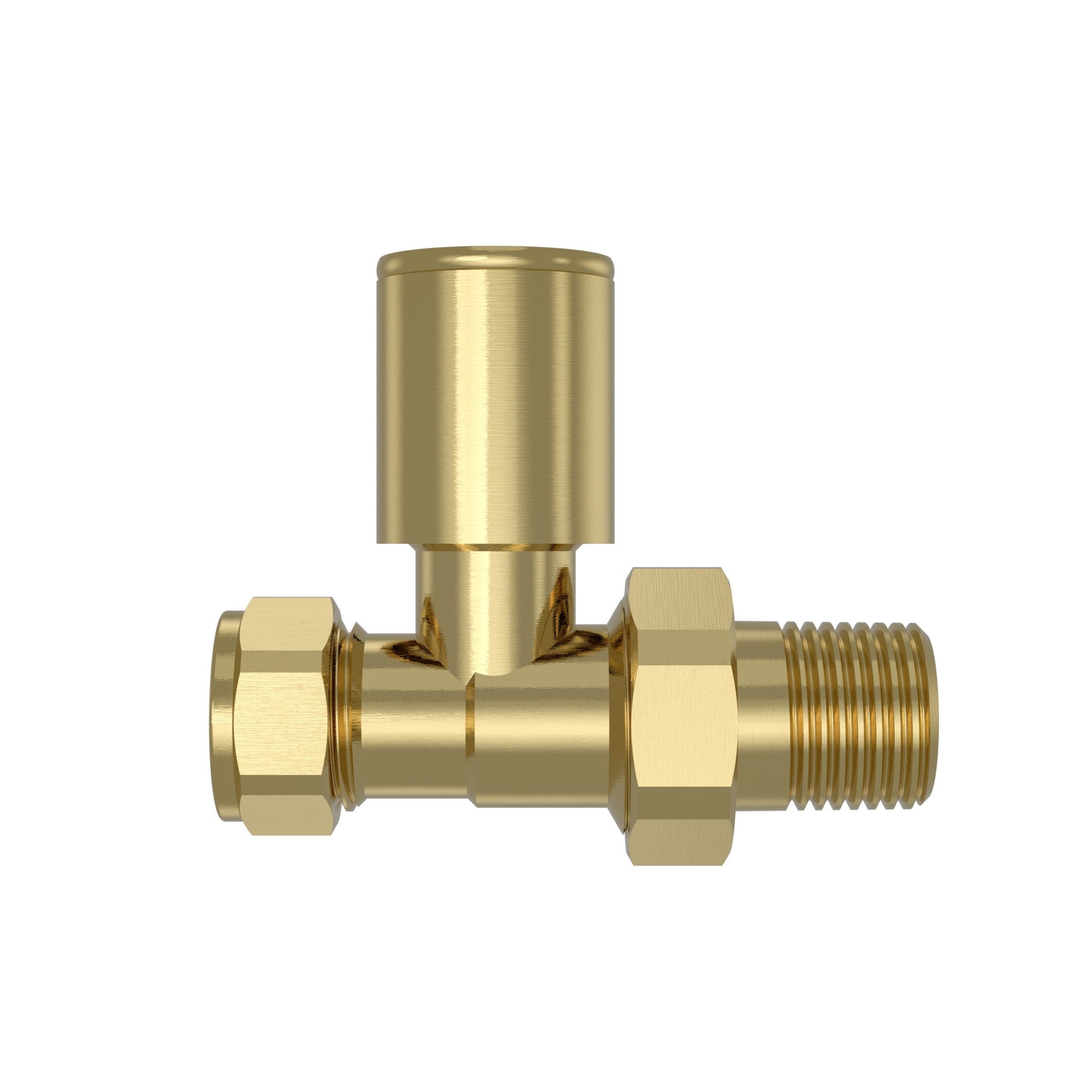 Gold Radiator Valve Straight Radiator Valve Brit Ocean Bathrooms